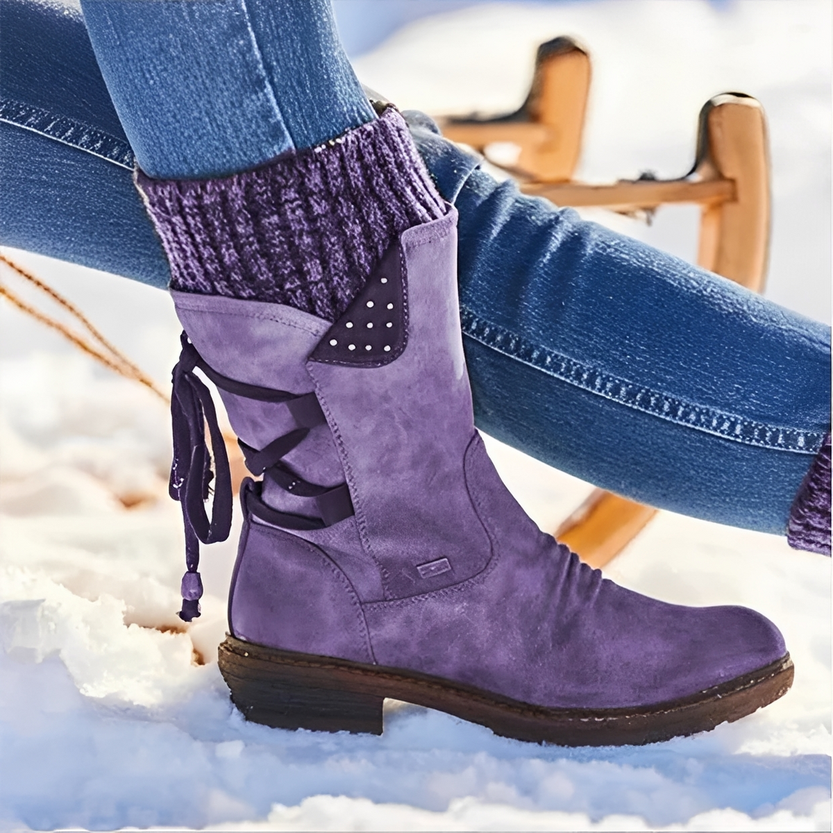 Damen Winterstiefel Greta – Warmes Futter, eleganter Look