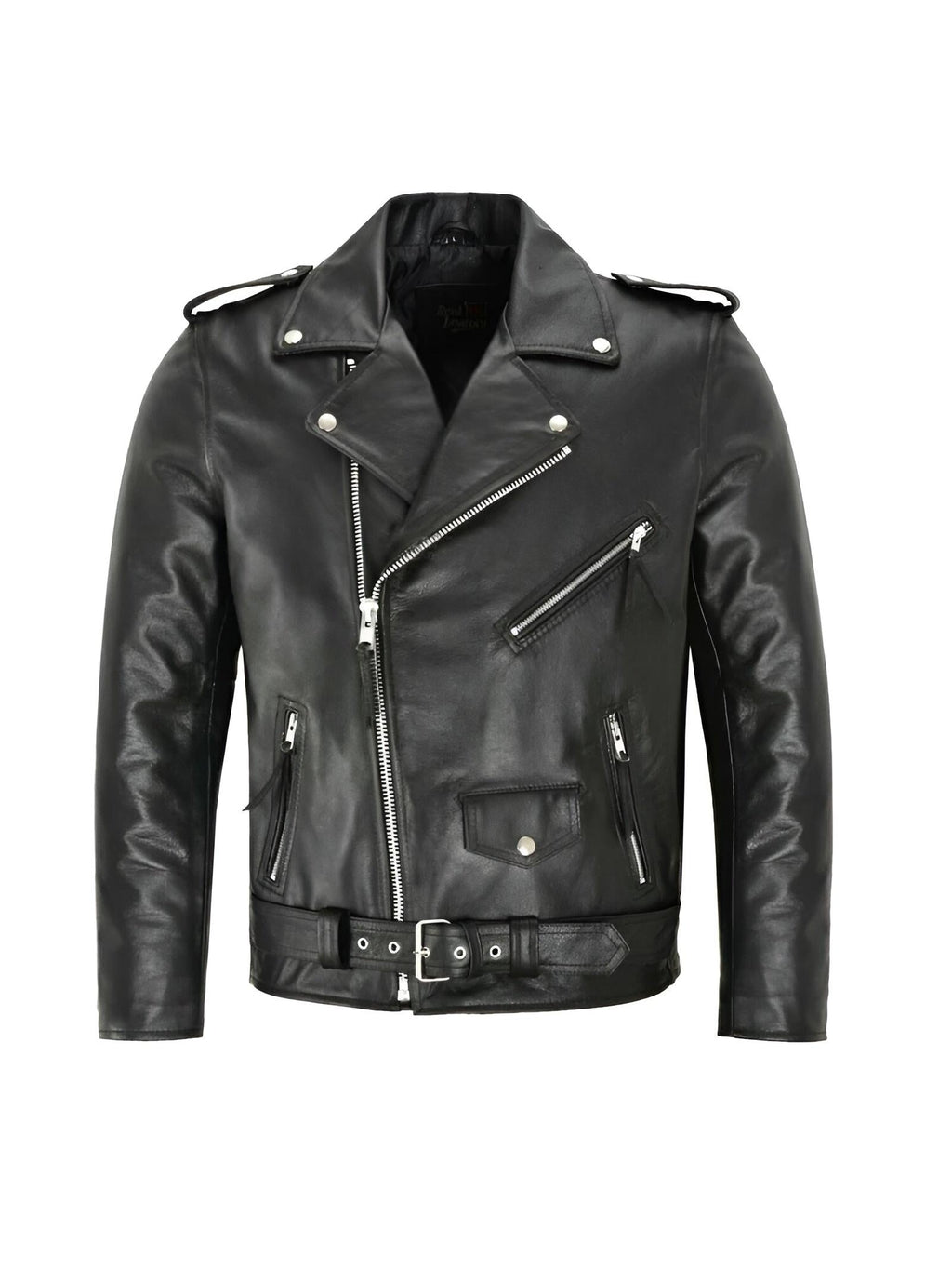 Damenleder-Jacke Lena – Biker Style, Reißverschlüsse, klassisch