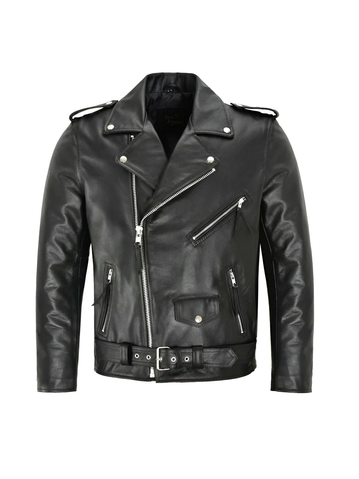 Damenleder-Jacke Lena – Biker Style, Reißverschlüsse, klassisch