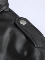 Damenleder-Jacke Lena – Biker Style, Reißverschlüsse, klassisch