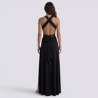 Damen Maxikleid Lina – Wickeldesign, vielseitig bindbar, für Hochzeiten