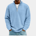 Herren Pullover Jonas – Halbreißverschluss, strukturiert elegant