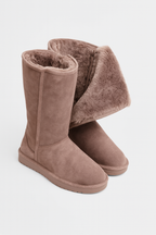 Damen Winterstiefel Sophie – Flauschfutter, Wildleder, Halbschaft