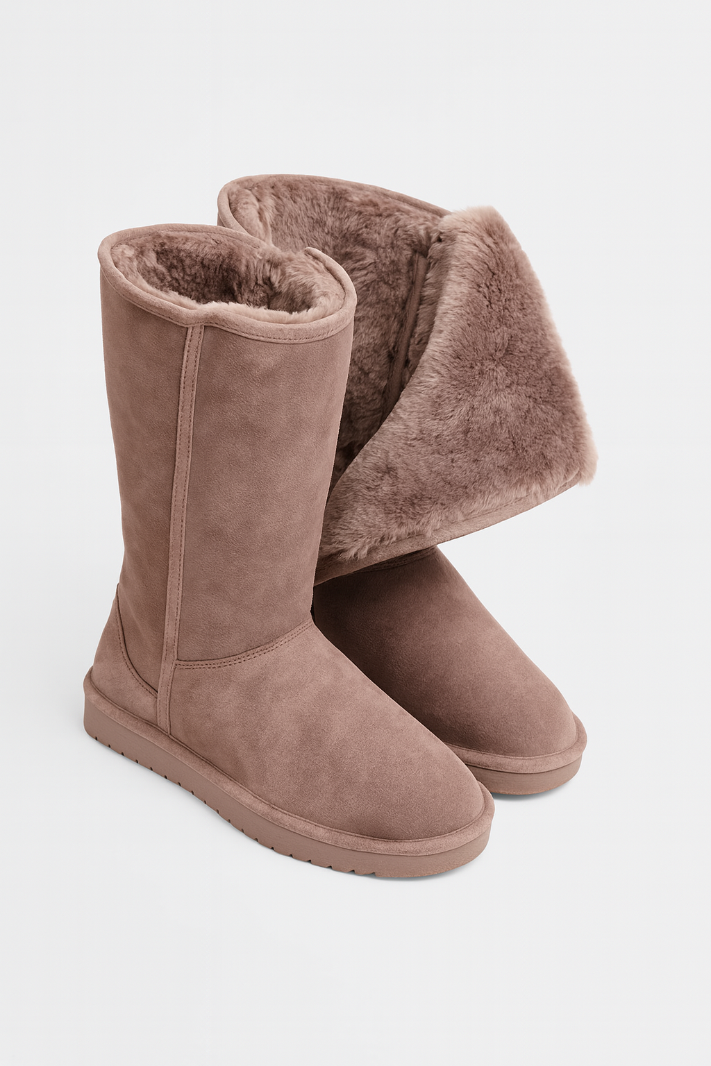 Damen Winterstiefel Sophie – Flauschfutter, Wildleder, Halbschaft