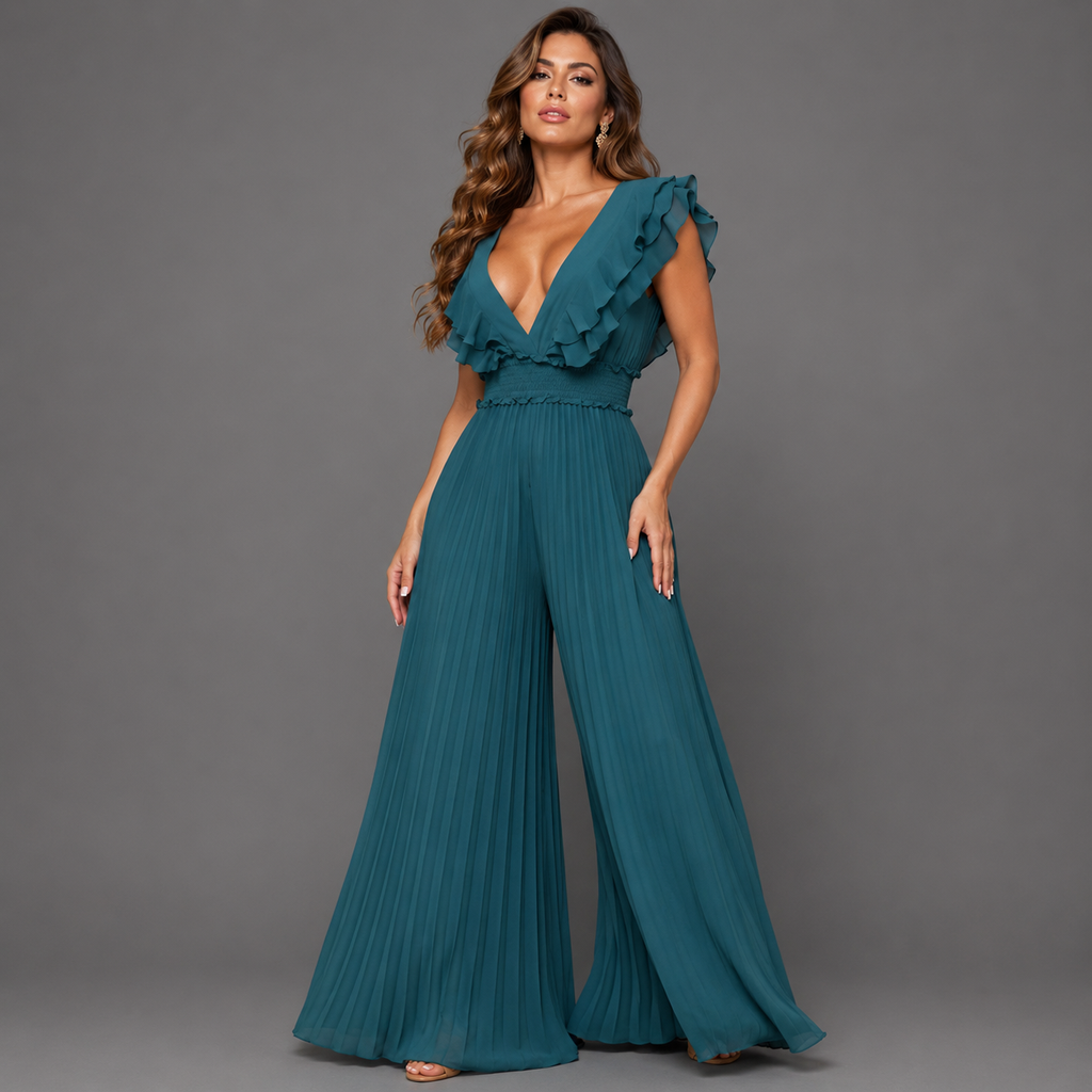 Damen Jumpsuit Emma – Eleganter Schnitt, fließend lang