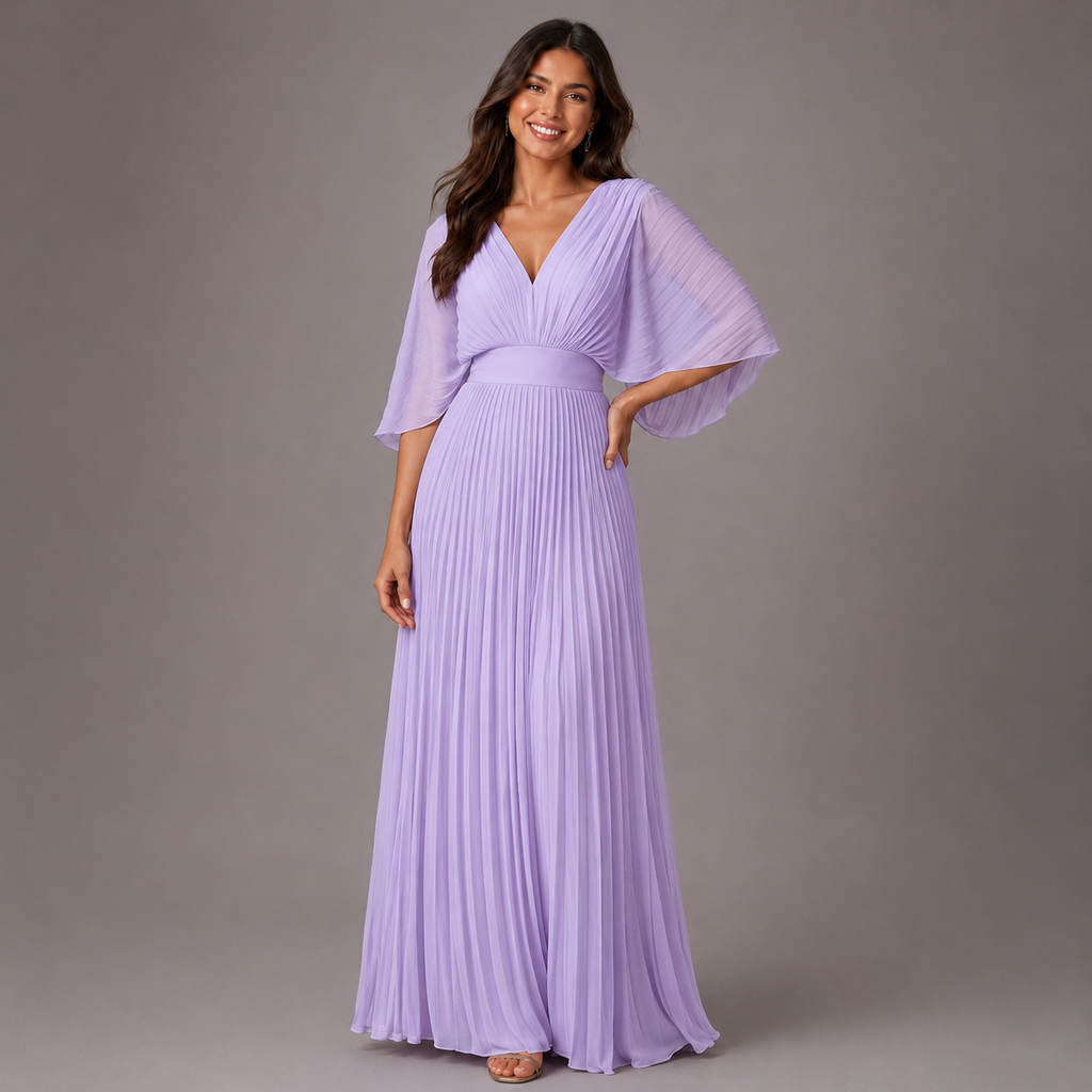 Damen Kleid Emma – Elegant, fließender Schnitt, Hochzeitsanlass