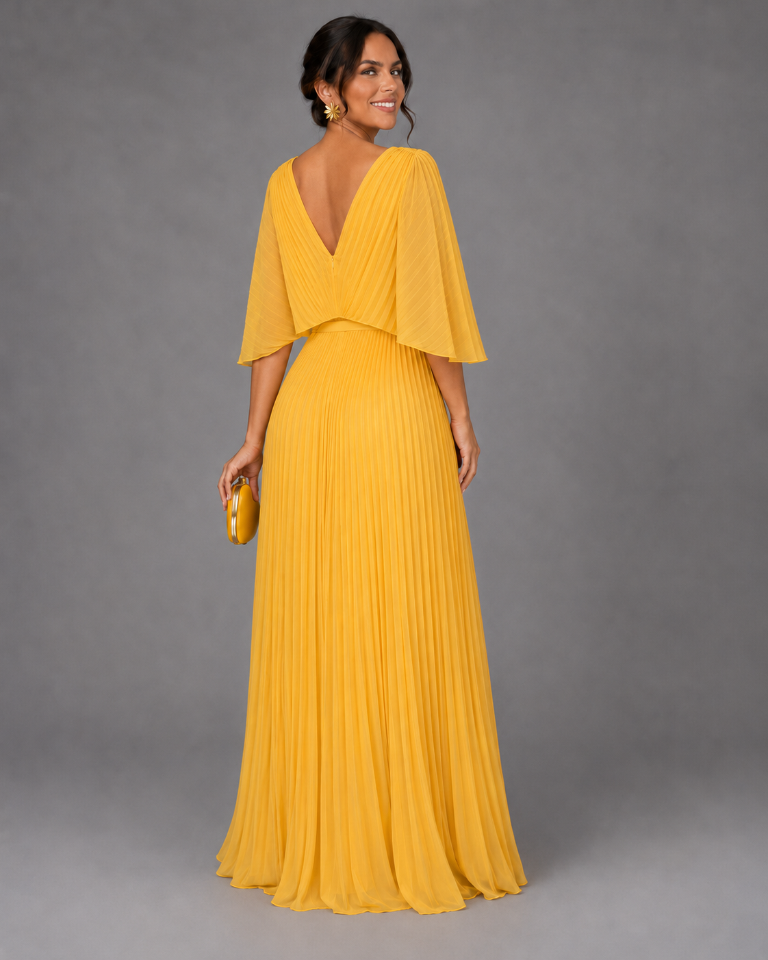 Damen Kleid Emma – Elegant, fließender Schnitt, Hochzeitsanlass