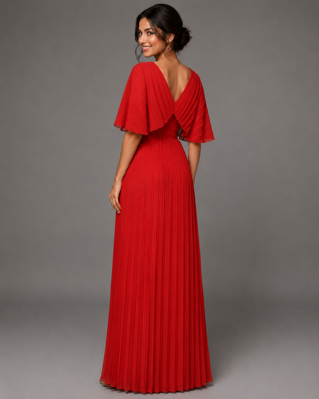 Damen Kleid Emma – Elegant, fließender Schnitt, Hochzeitsanlass