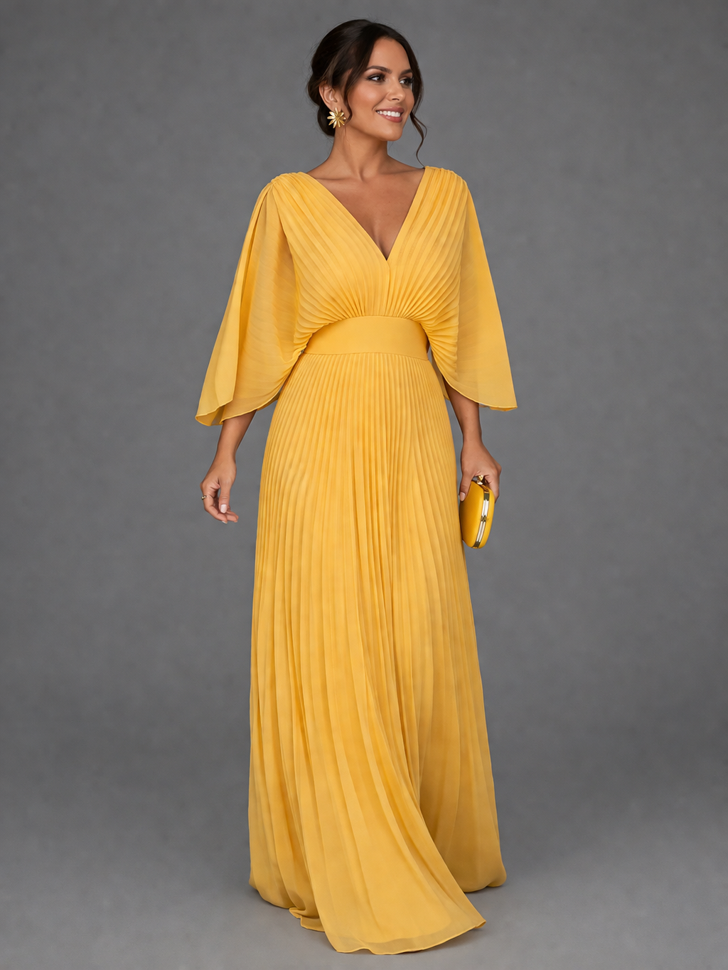 Damen Kleid Emma – Elegant, fließender Schnitt, Hochzeitsanlass