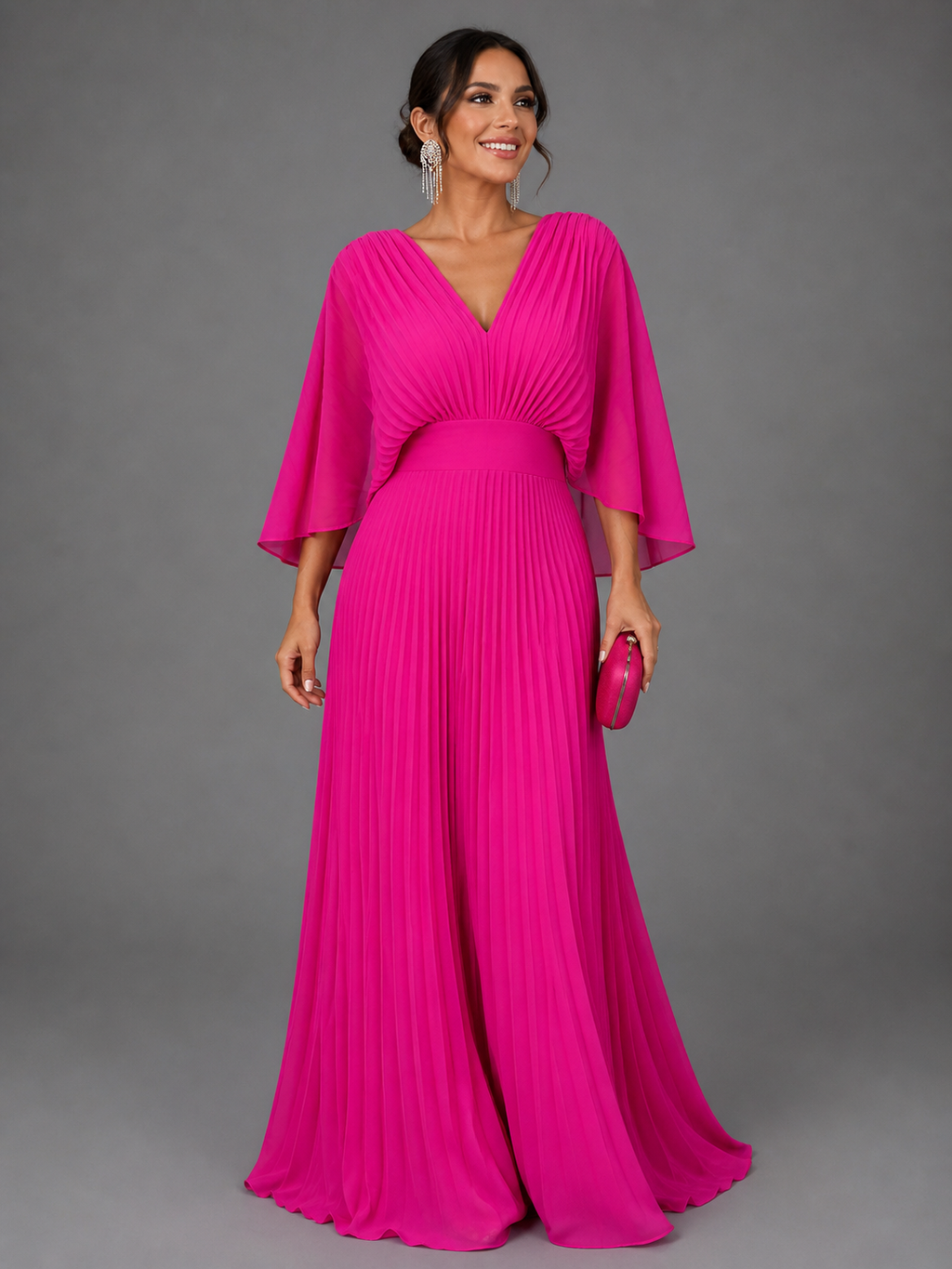 Damen Kleid Emma – Elegant, fließender Schnitt, Hochzeitsanlass