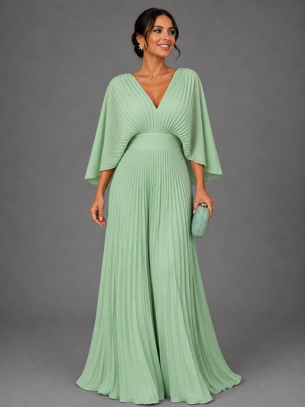Damen Kleid Emma – Elegant, fließender Schnitt, Hochzeitsanlass