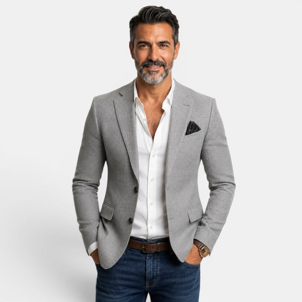 Chaqueta Blazer para Hombre Casual Estampada