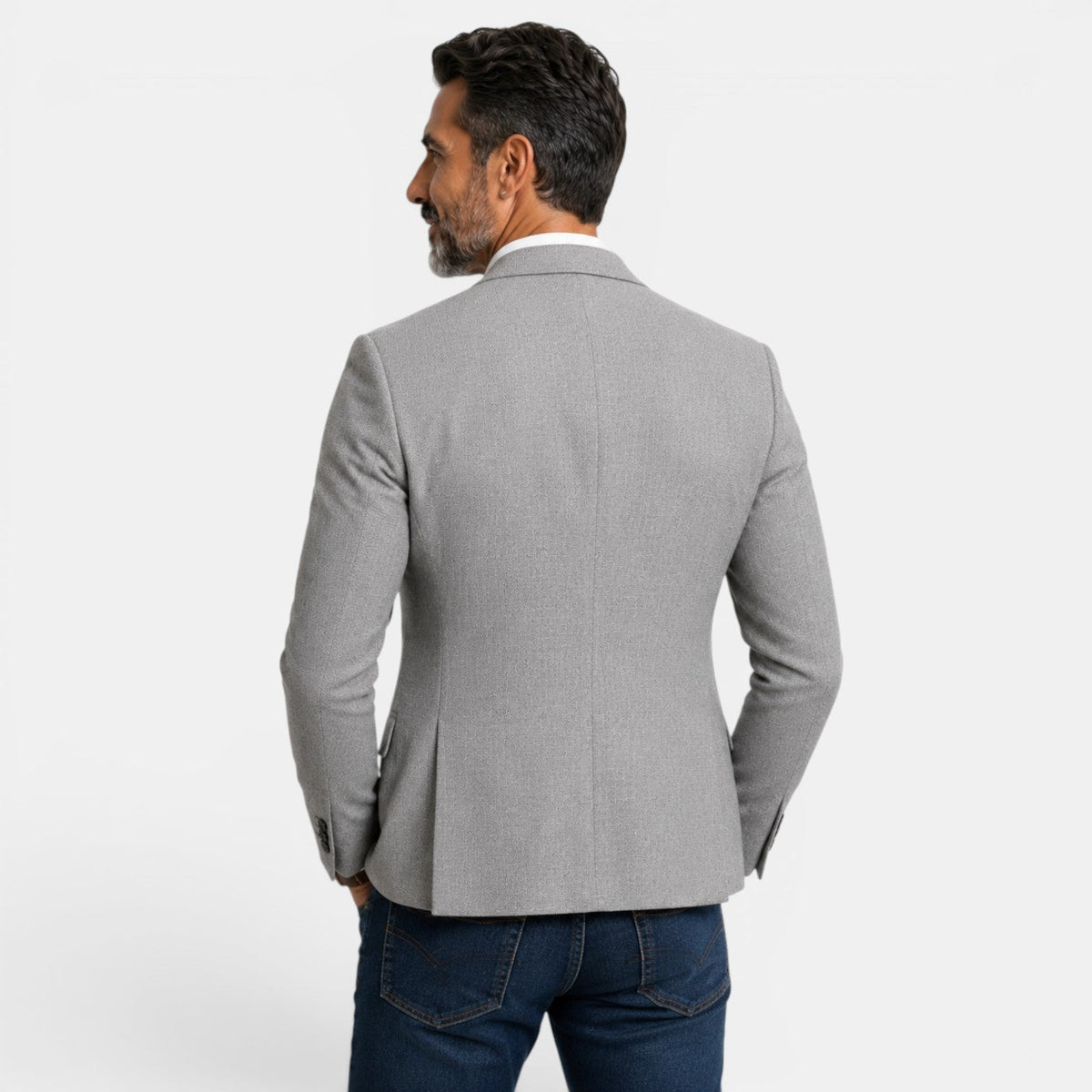 Chaqueta Blazer para Hombre Casual Estampada