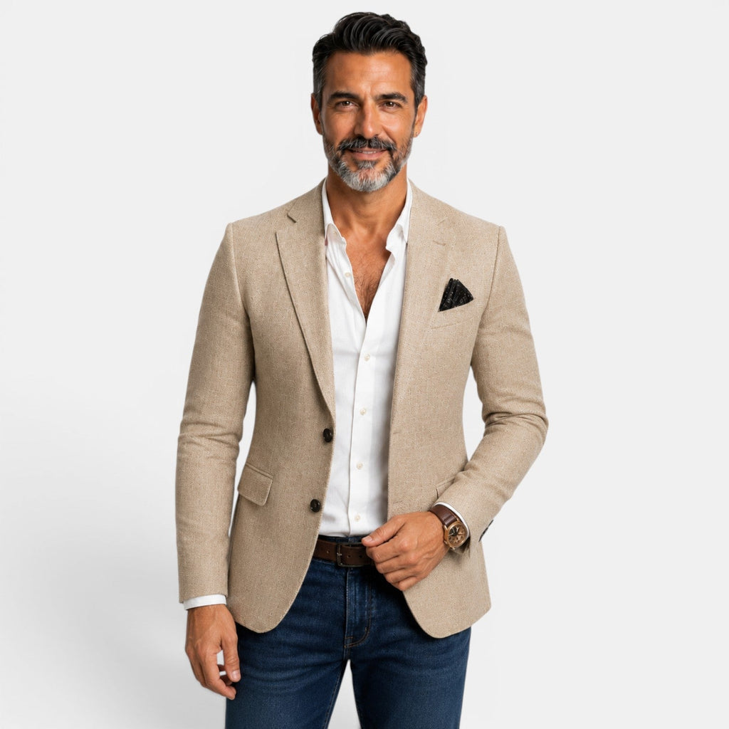 Chaqueta Blazer para Hombre Casual Estampada