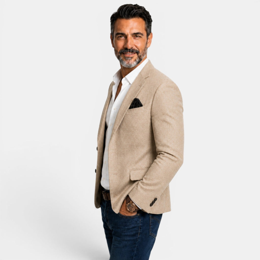Chaqueta Blazer para Hombre Casual Estampada