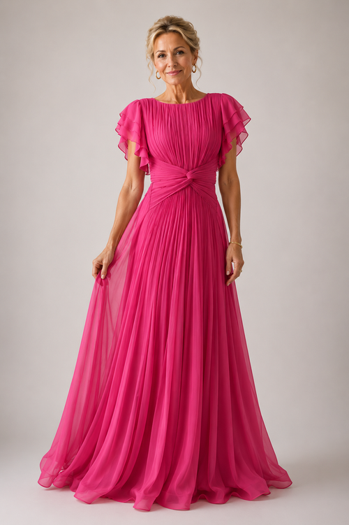 Belle & Julia Violet & Grace Vestido de Noche Plisado para Mujer