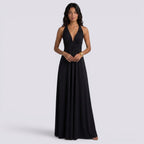 Damen Maxikleid Lina – Wickeldesign, vielseitig bindbar, für Hochzeiten