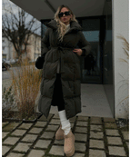Damen Stiefel Plattform Greta – Kamelfarben, Gefüttert