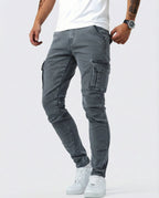 Herren Cargo Hose Marineblau – Elastisch, funktional, modern