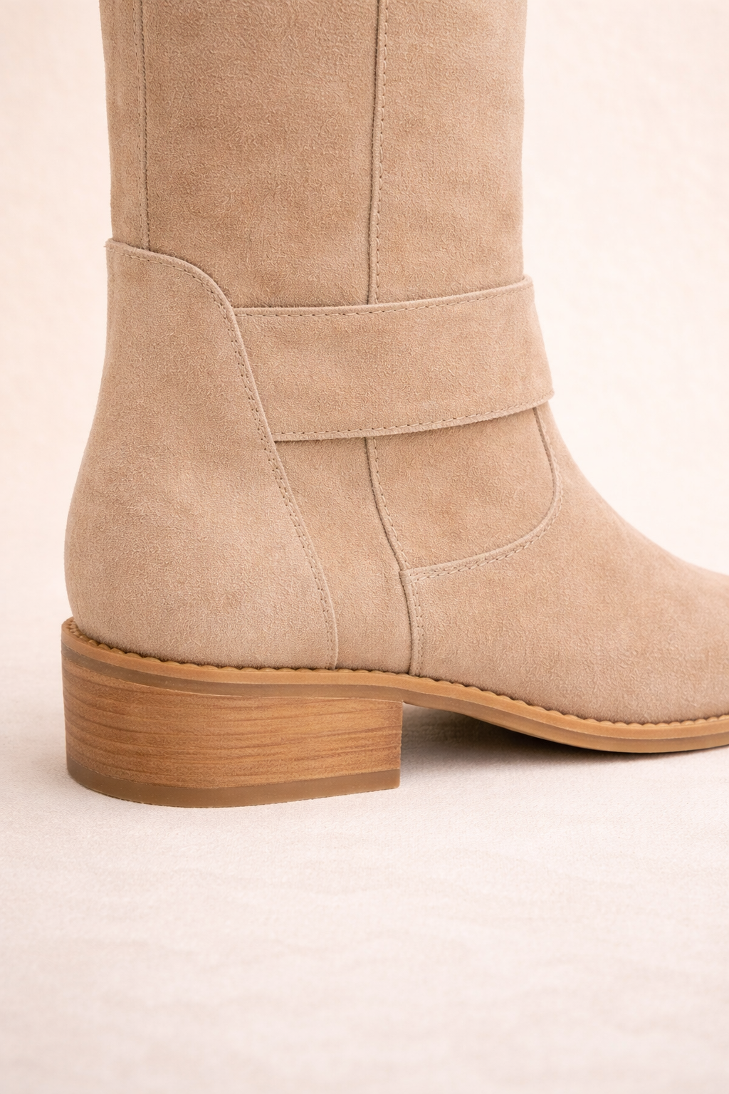 Damen Stiefel Luna – Wildlederoptik, warm, elegant
