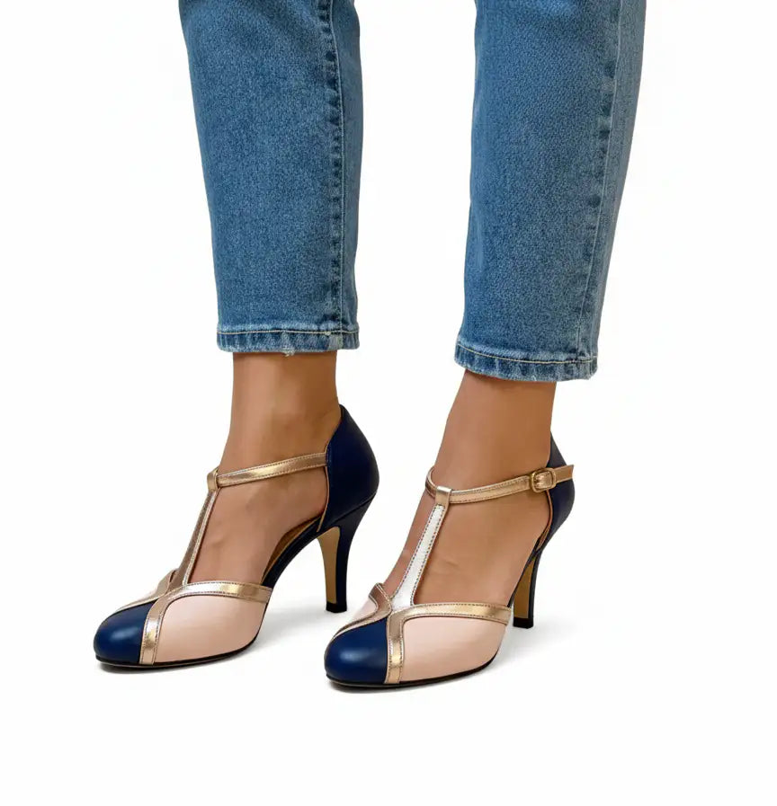 Damen Pumps Emma – Eleganter Absatz, orthopädische Sohle