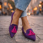 Damen Ballerinas Sophia – Spitzform, Animal Print, Bequeme Sohle