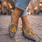 Damen Ballerinas Sophia – Spitzform, Animal Print, Bequeme Sohle