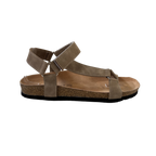 Herren Sandale Paul – Beige, Minimaldesign, Klebeverschluss