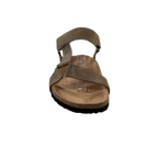 Herren Sandale Paul – Beige, Minimaldesign, Klebeverschluss