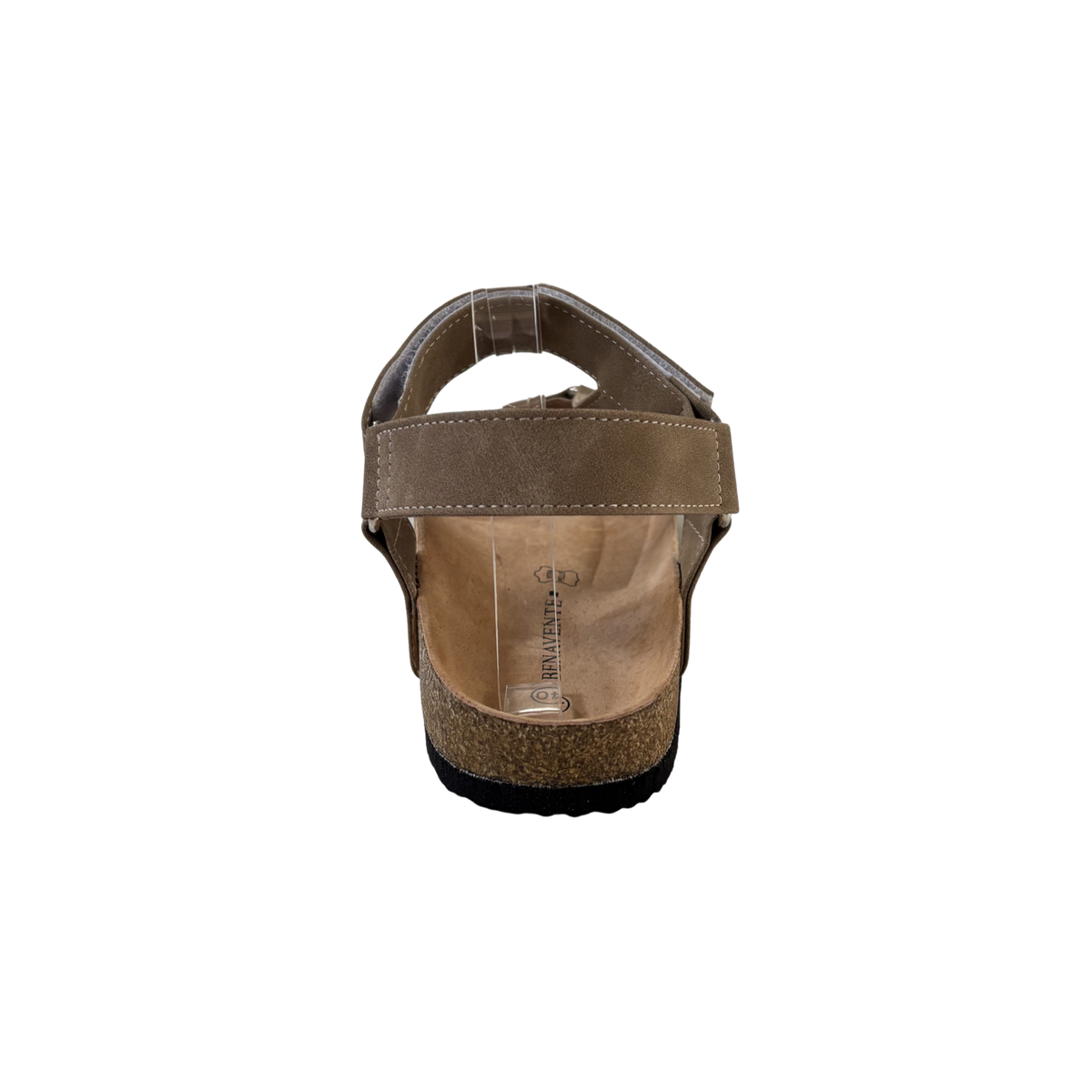 Herren Sandale Paul – Beige, Minimaldesign, Klebeverschluss