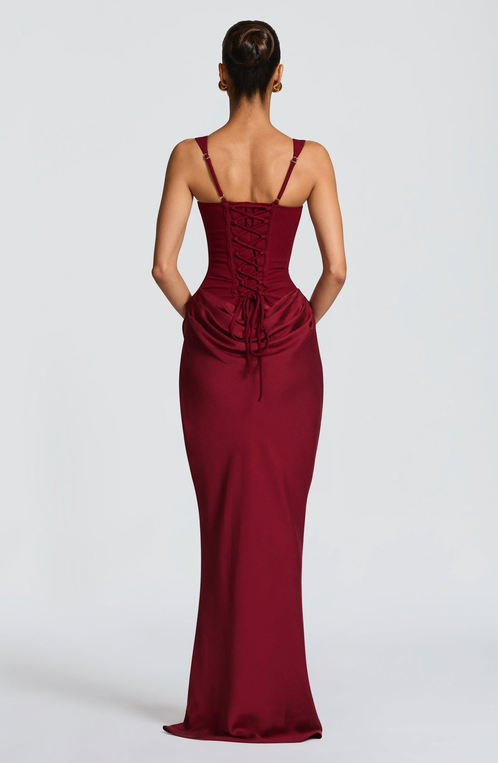Damen Maxikleid Greta – Sanduhrform mit Korsett