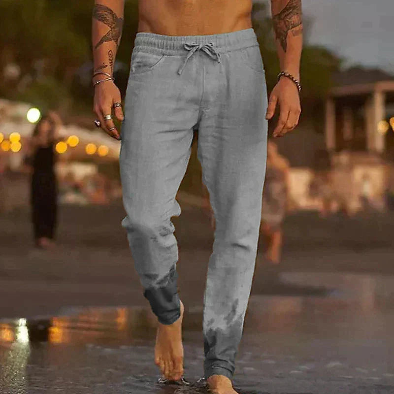 Herren Leinenhose Felix – Atmungsaktiv, lockerer Schnitt