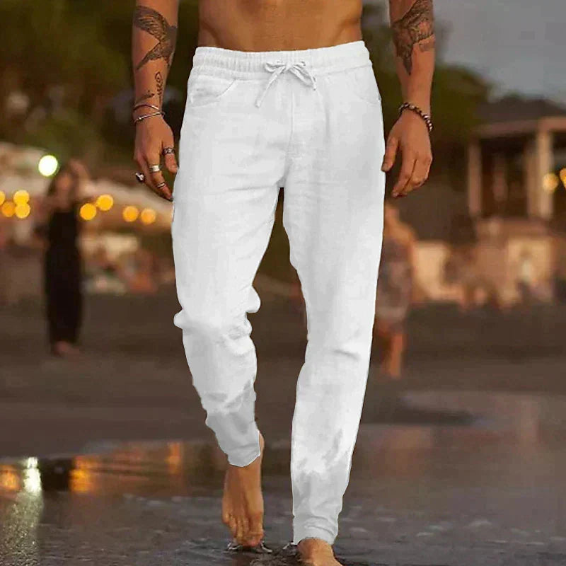 Herren Leinenhose Felix – Atmungsaktiv, lockerer Schnitt