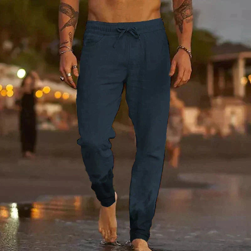 Herren Leinenhose Felix – Atmungsaktiv, lockerer Schnitt