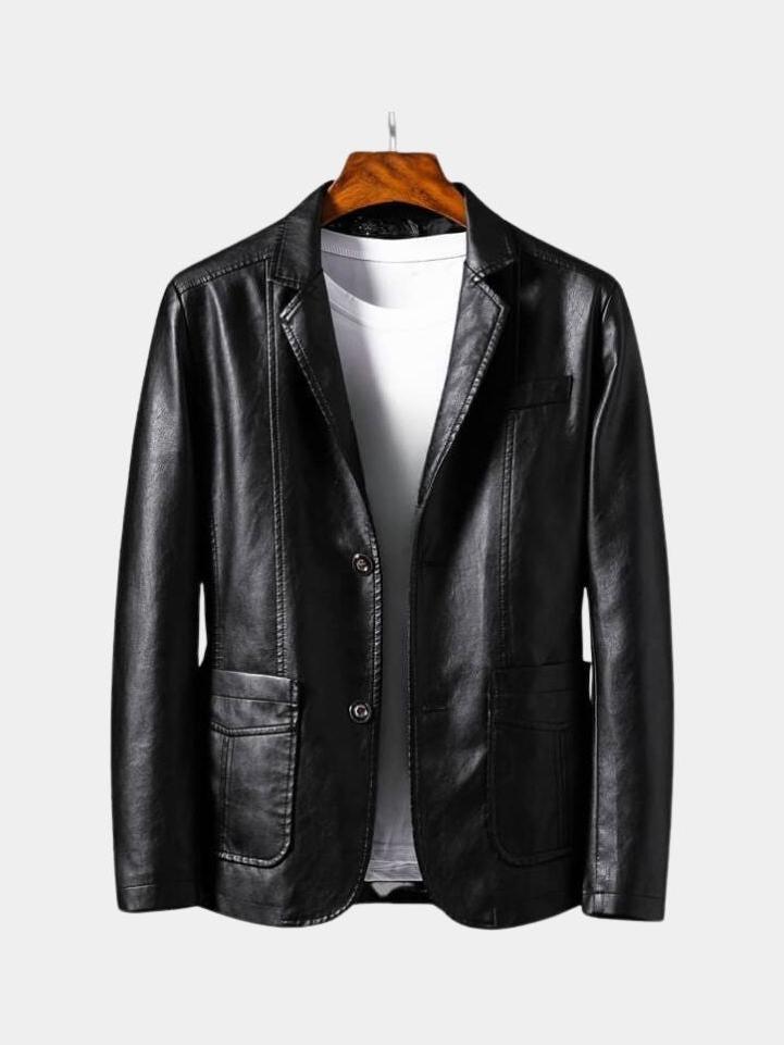 Herren Lederjacke Marcus – Premium Karamell, Kunsthandwerk