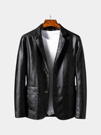 Herren Lederjacke Marcus – Premium Karamell, Kunsthandwerk