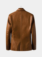 Herren Lederjacke Marcus – Premium Karamell, Kunsthandwerk