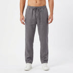Herrenhose Felix – Leinen, elastischer Bund, gerade Passform