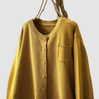 Damen Strickjacke Marlene – Gemütliches Strickmaterial, umhüllend