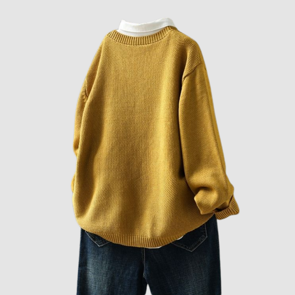 Damen Strickjacke Marlene – Gemütliches Strickmaterial, umhüllend