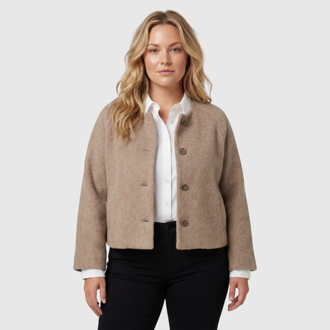 Damen Kurzjacke Greta – Zeitlos, Klassischer Kragen
