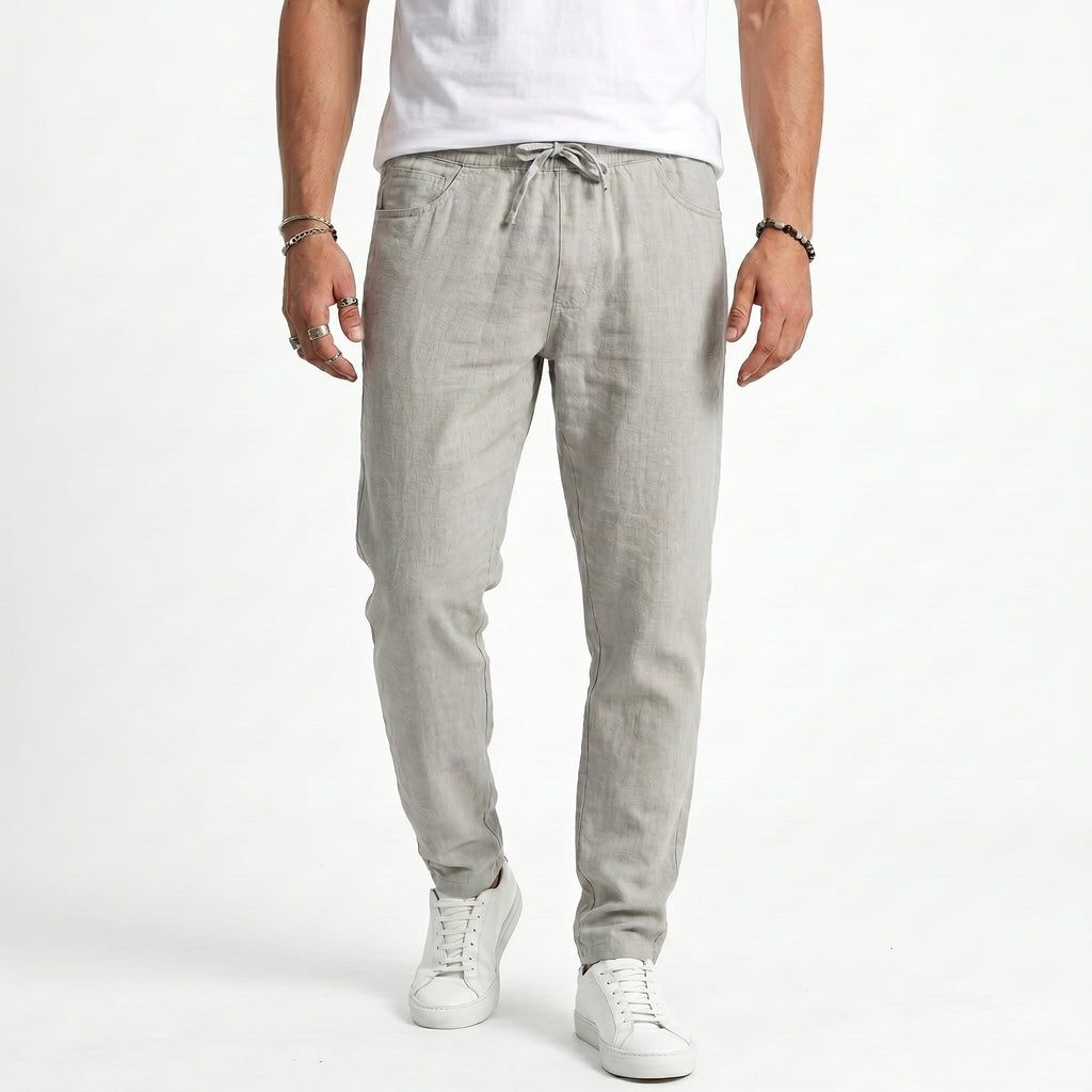 Herren Leinenhose Felix – Atmungsaktiv, lockerer Schnitt