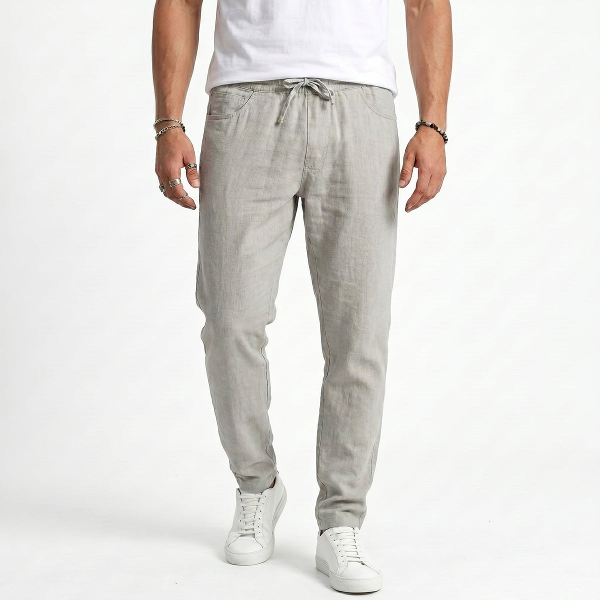Herren Leinenhose Felix – Atmungsaktiv, lockerer Schnitt