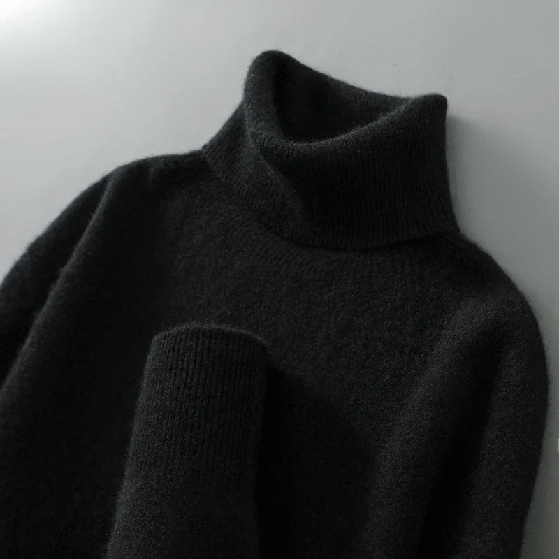 Damen Rollkragenpullover Emma – Relaxed Fit Wollmischung