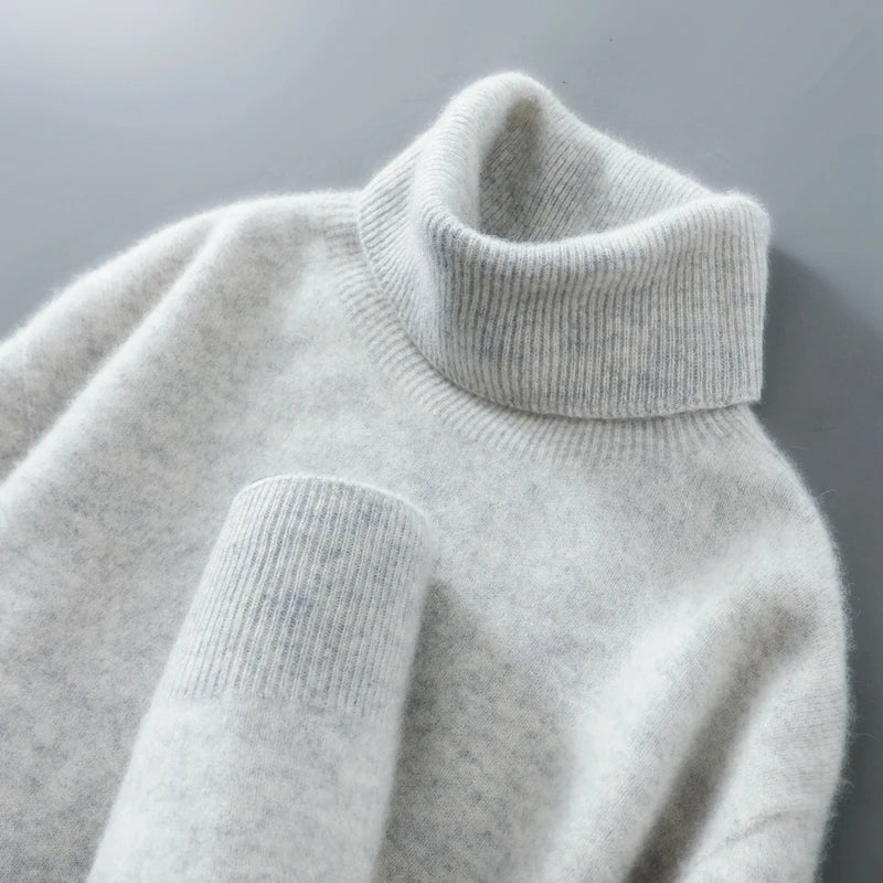 Damen Rollkragenpullover Emma – Relaxed Fit Wollmischung