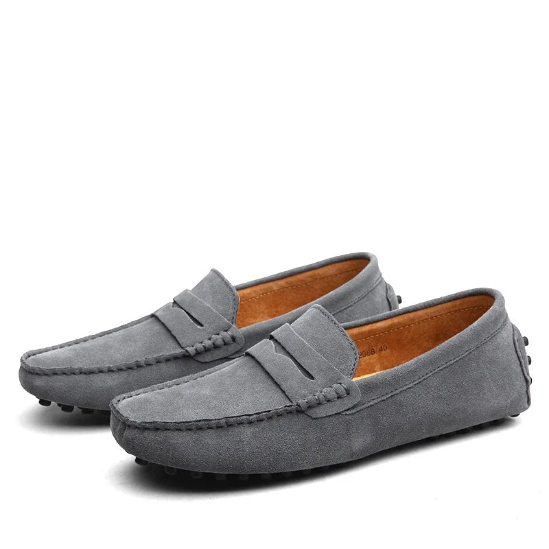 Herren Mokassin Felix – Veloursleder, klassisch, elegant