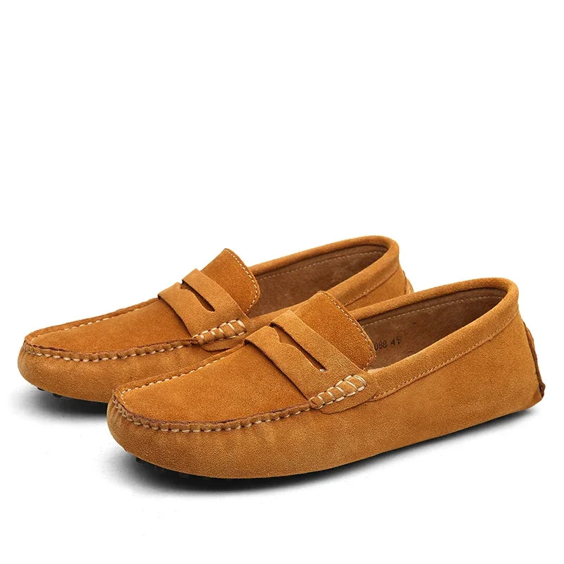Herren Mokassin Felix – Veloursleder, klassisch, elegant
