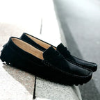 Herren Mokassin Felix – Veloursleder, klassisch, elegant