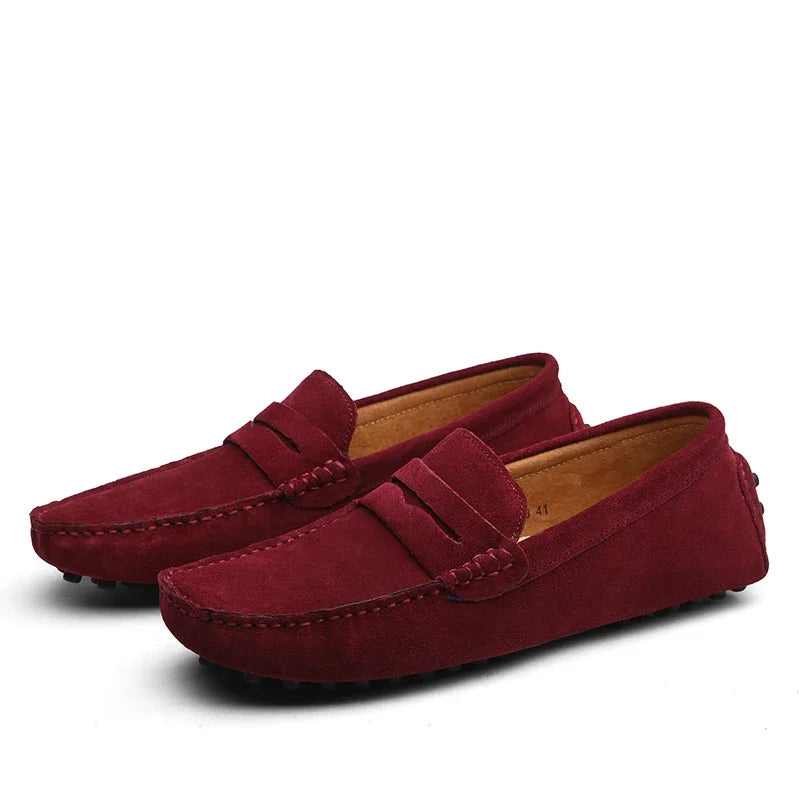 Herren Mokassin Felix – Veloursleder, klassisch, elegant