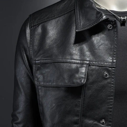 Herrenjacke Felix – Echtleder, moderner Schnitt, leicht
